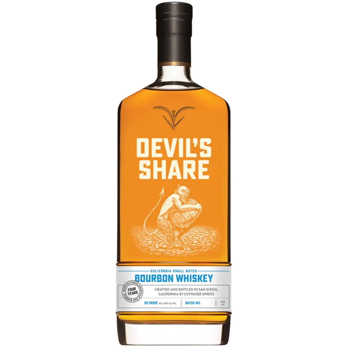Cutwater Devils Share Bourbon Whiskey 750ml