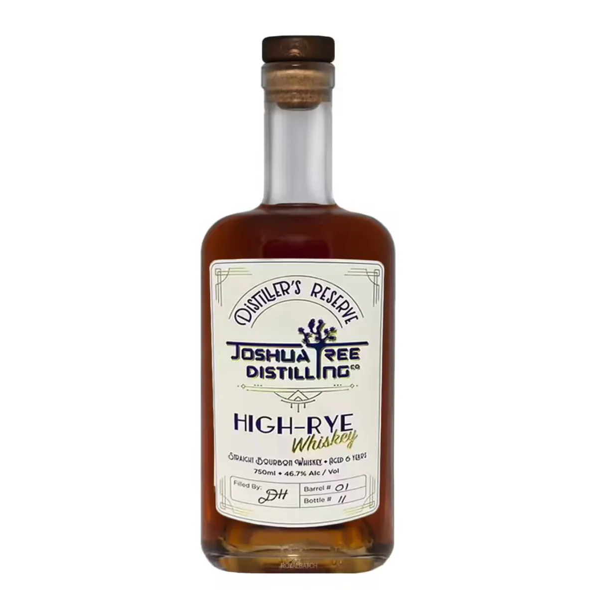 Distillers Reserve Joshua Distilling High Rye Straight Bourbon (Barrel 01) 6 year 750 ml