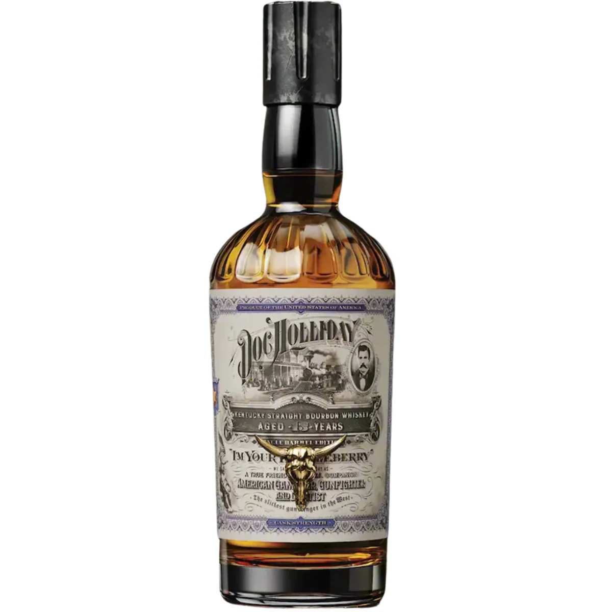 Doc Holiday Kentucky Straight Bourbon Cask Strength 15 year 750 ML