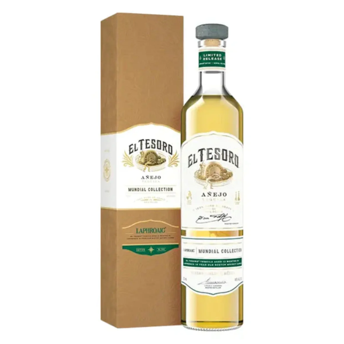 El Tesoro Single Barrel Anejo The Laphroaig Edition Mundial Collection 750 ml