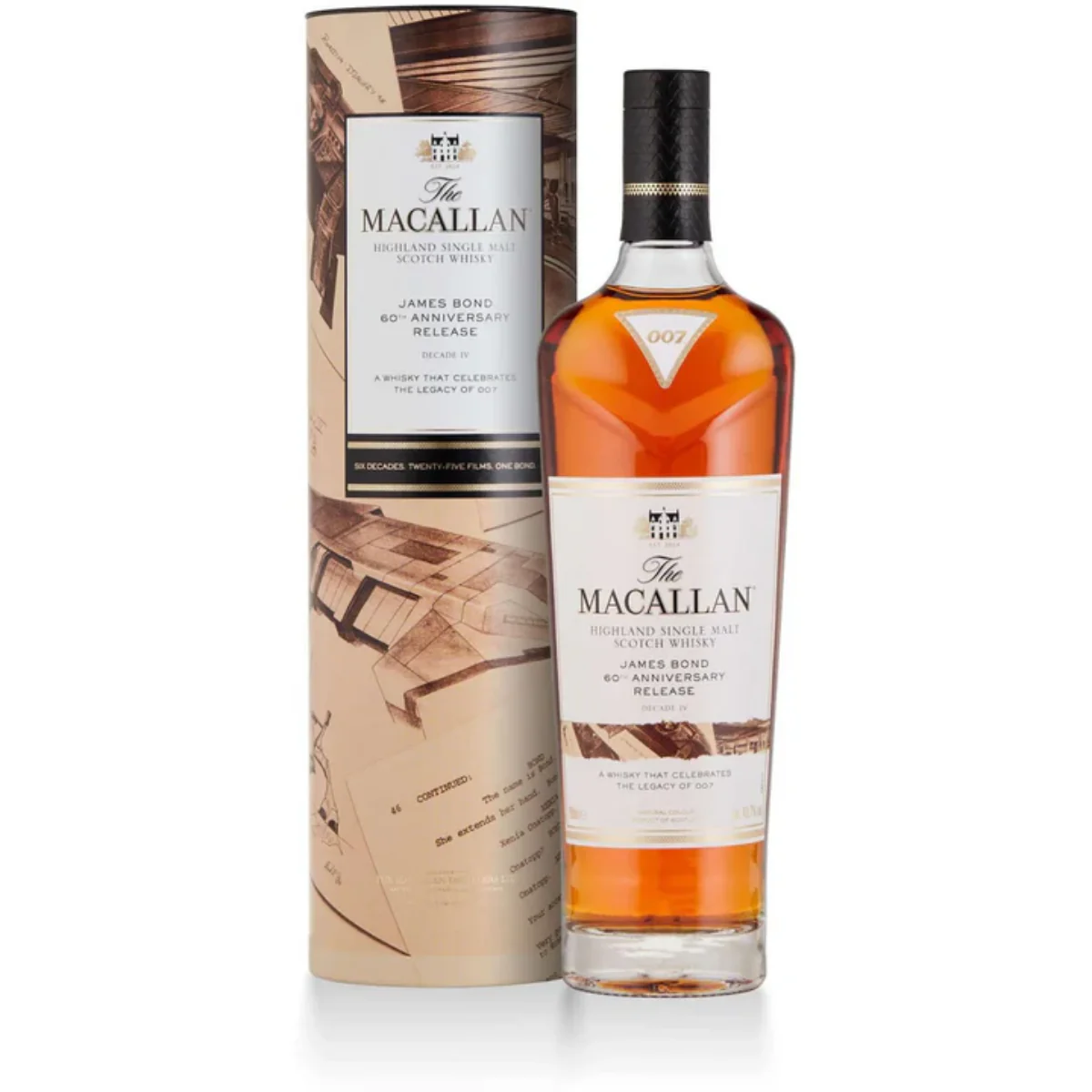 Macallan James Bond 60th Anniversary Release Decade IV 700ml