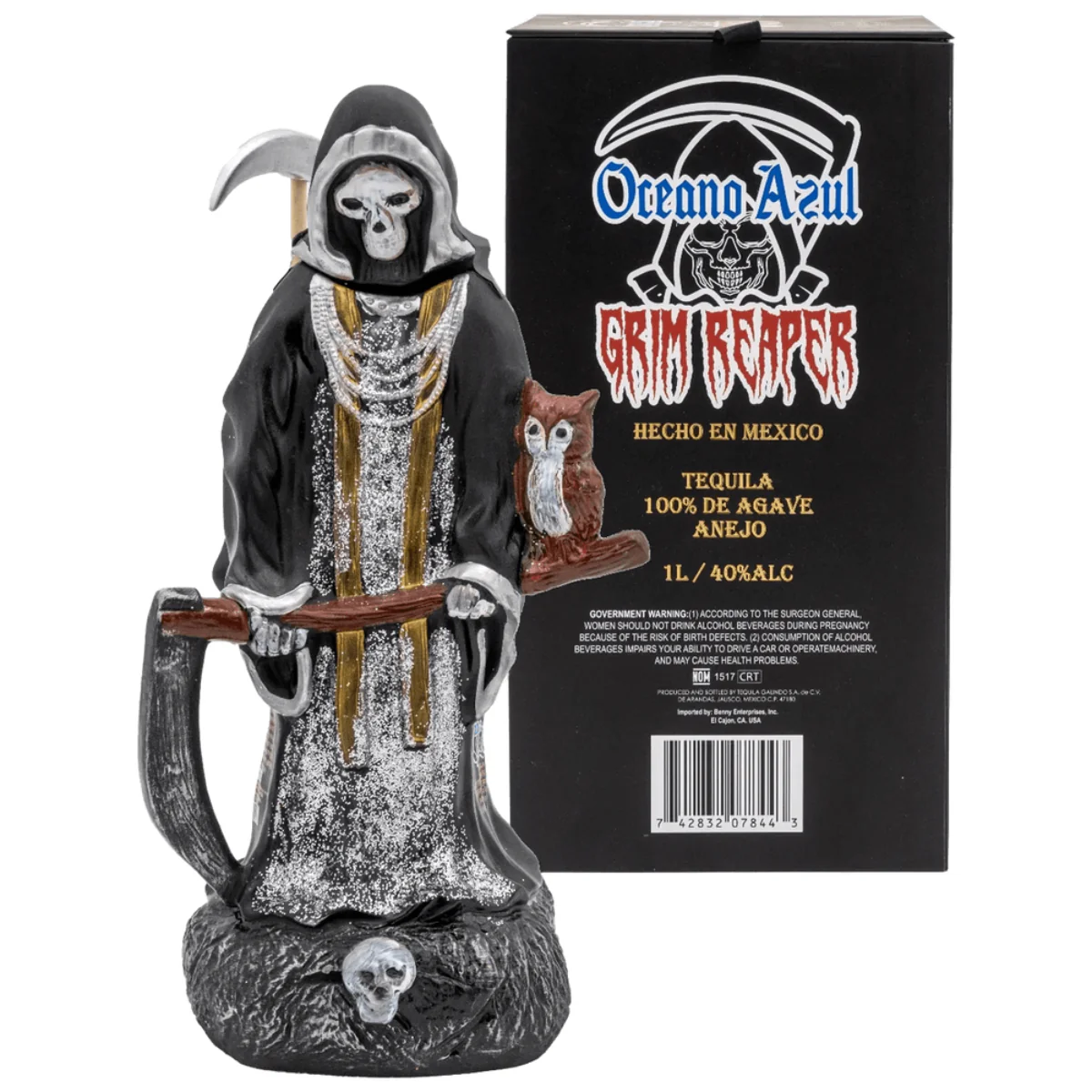 Oceano Azul Grim Reaper Anejo 1 L