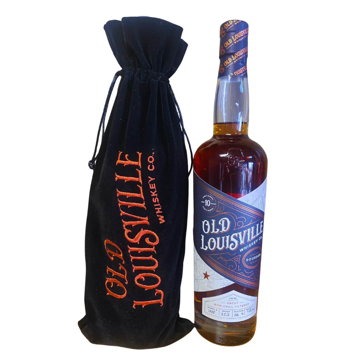 Old Louisville Whiskey Co Straight Bourbon Uncut 21 Rye 10 year 750 ml